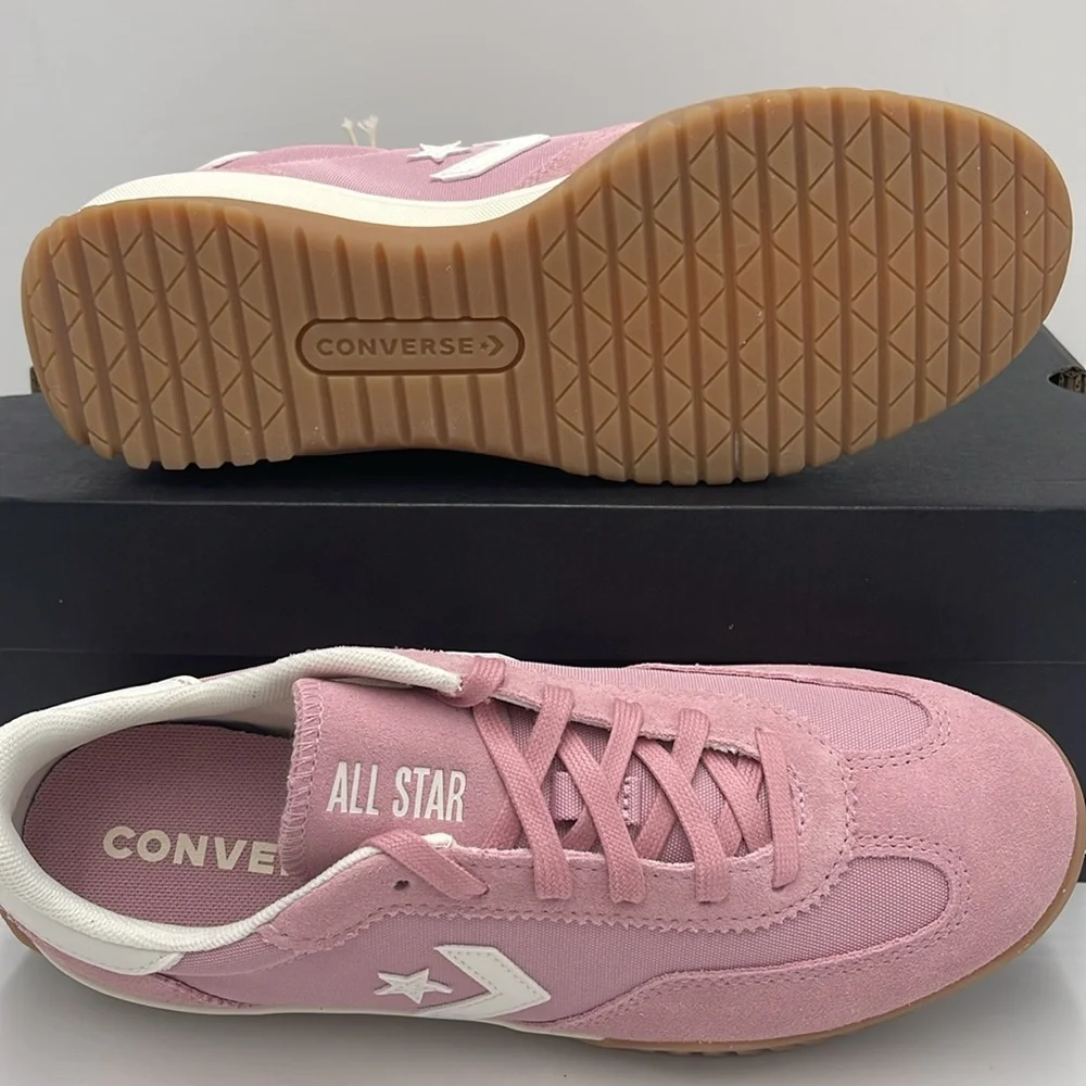 Converse WMNS RUN STAR TRAINER OX LOTUS PINK/EGRET/WHITE A13362C Sneakers - Picture 3 of 16